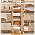 Oeasrty 6-Shelf Hanging Closet Organizer